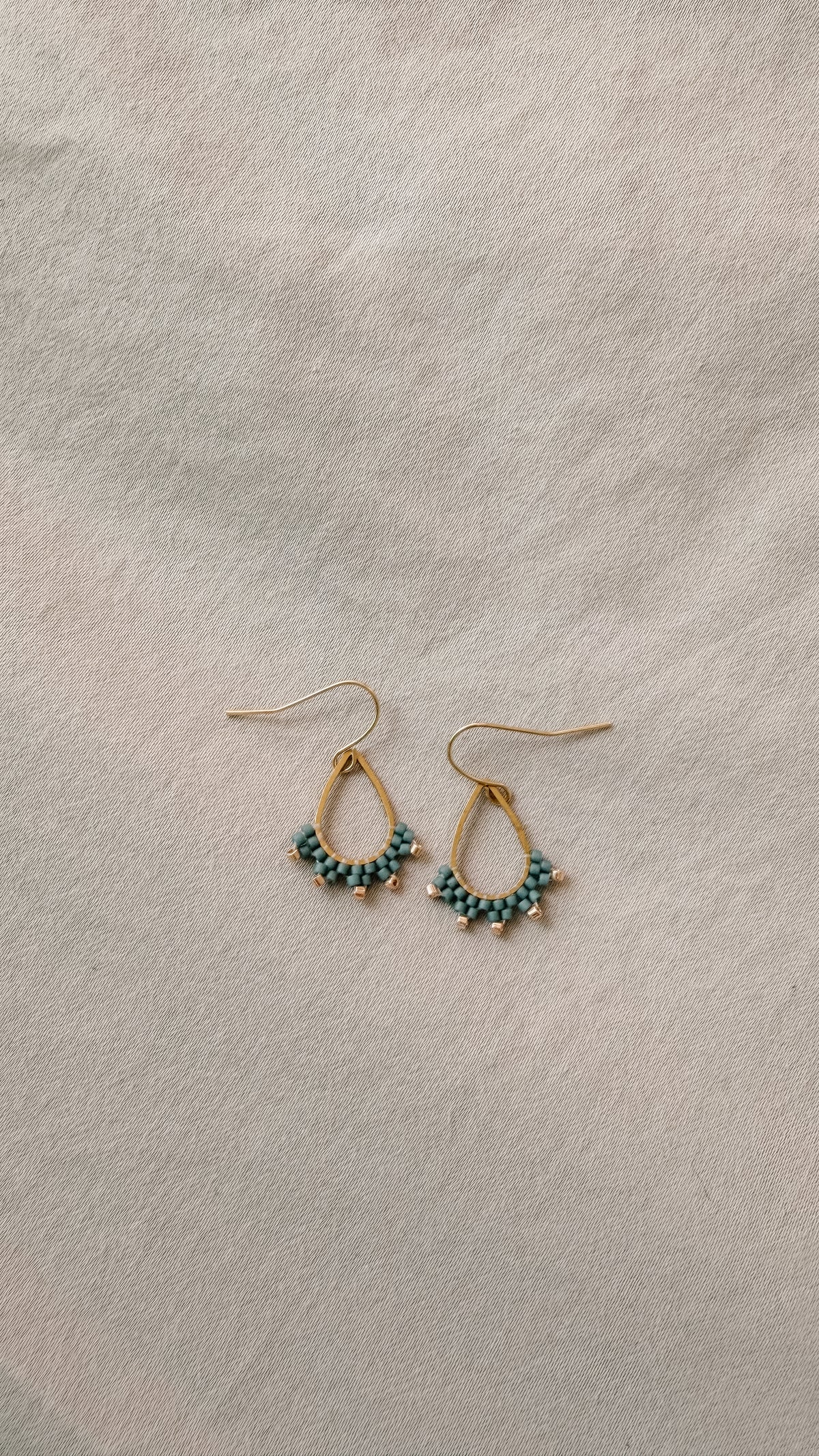 Beaded teardrop