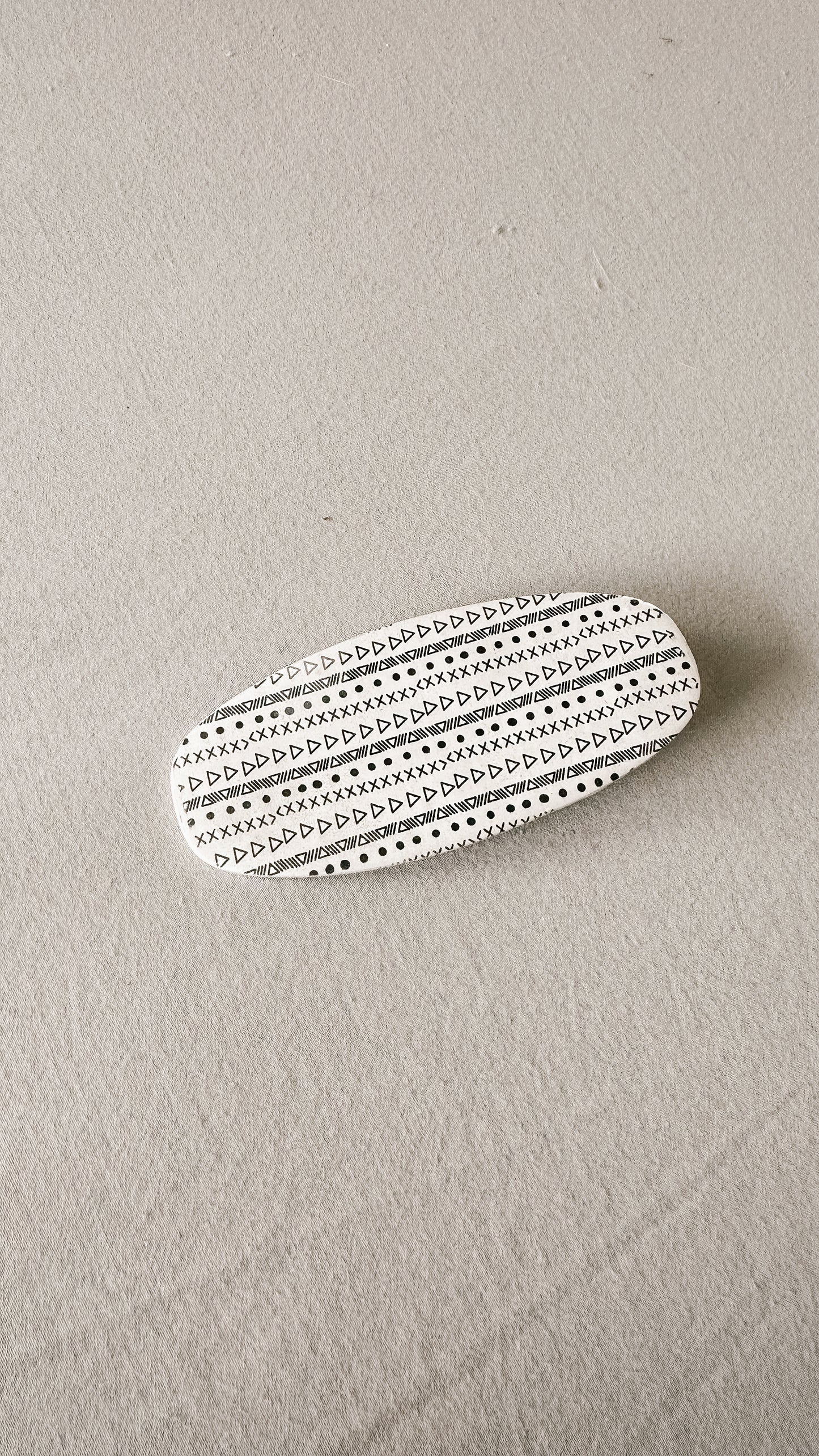Mud Cloth Hair Barrette