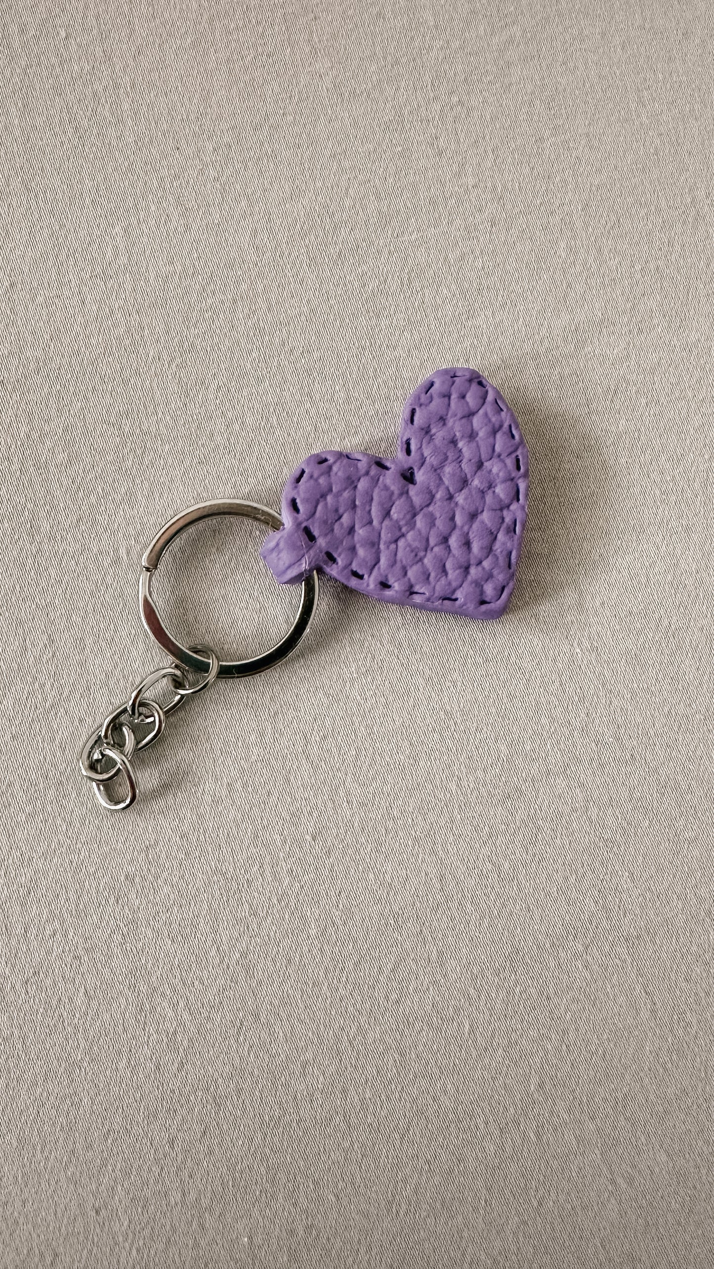Purple Heart keychain