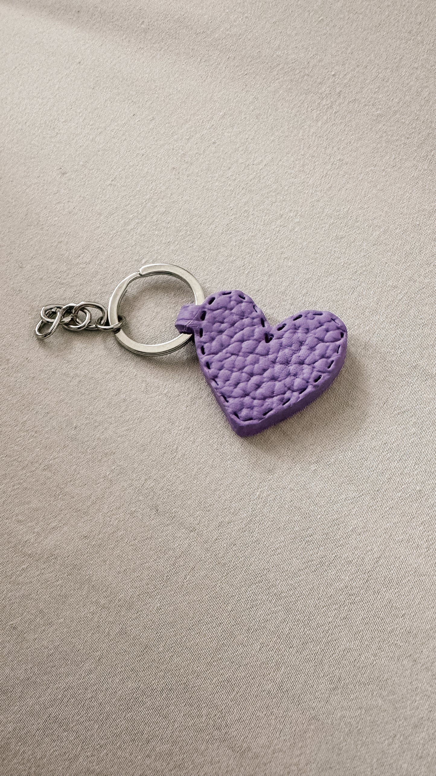 Purple Heart keychain