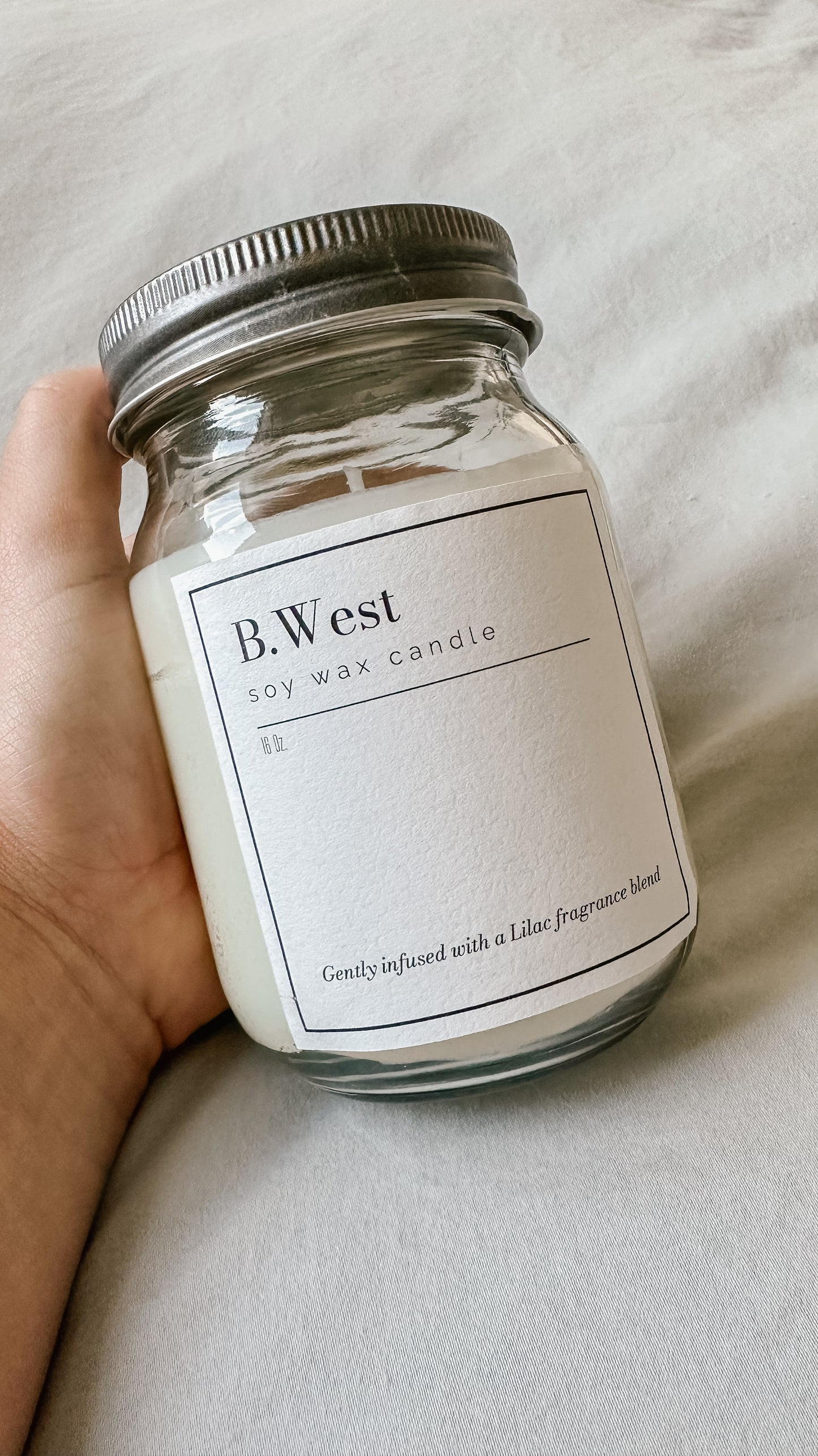 Lilac Candle