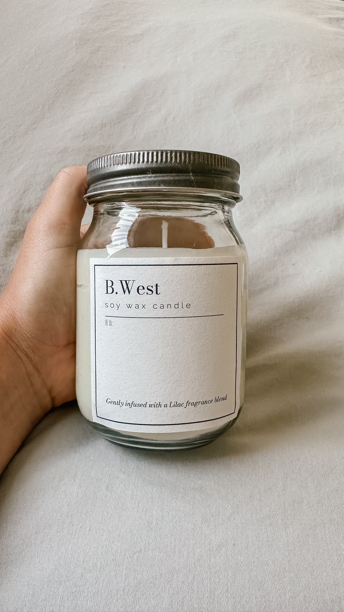 Lilac Candle