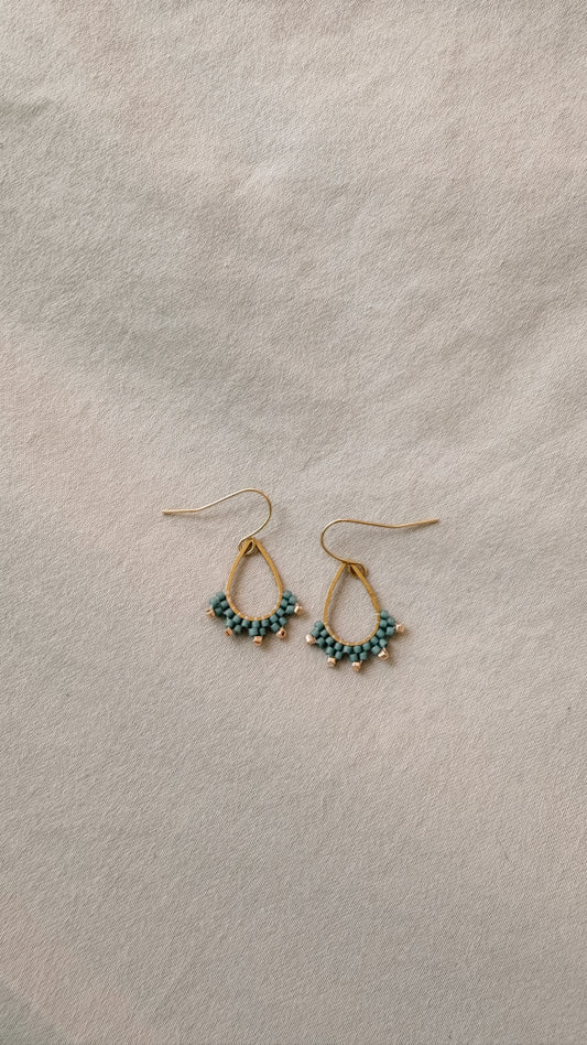 Beaded teardrop
