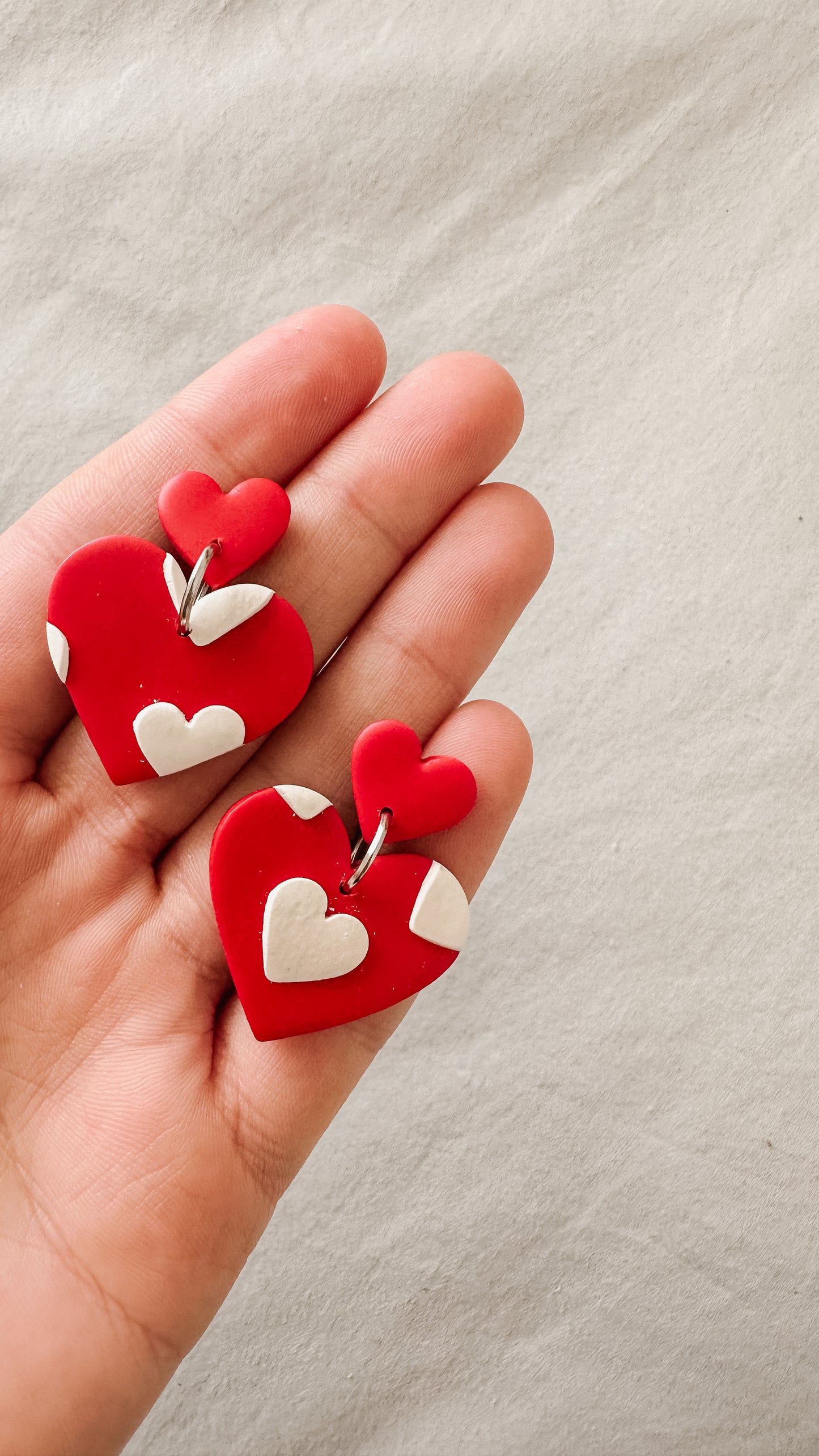 Ladybug Red Hearts