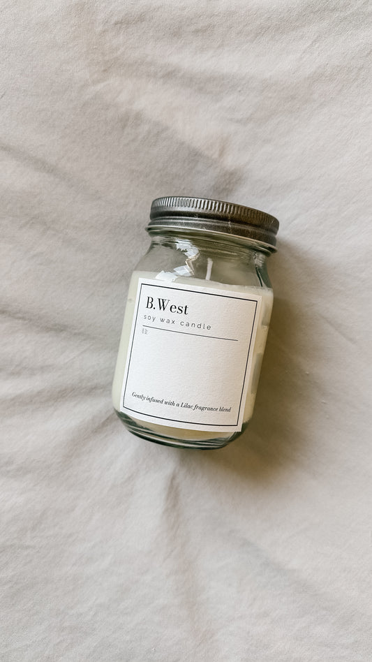 Lilac Candle