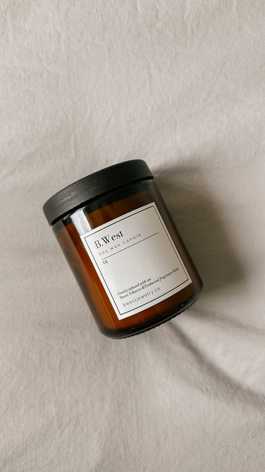 Sweet Tobacco & Teakwood Candle