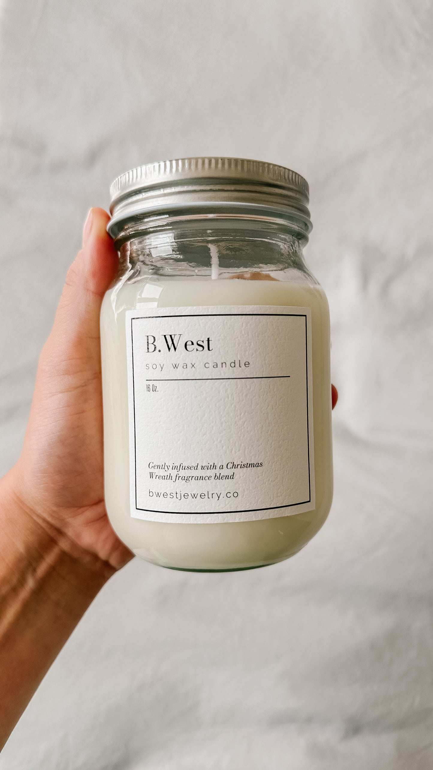 Christmas Wreath Candle