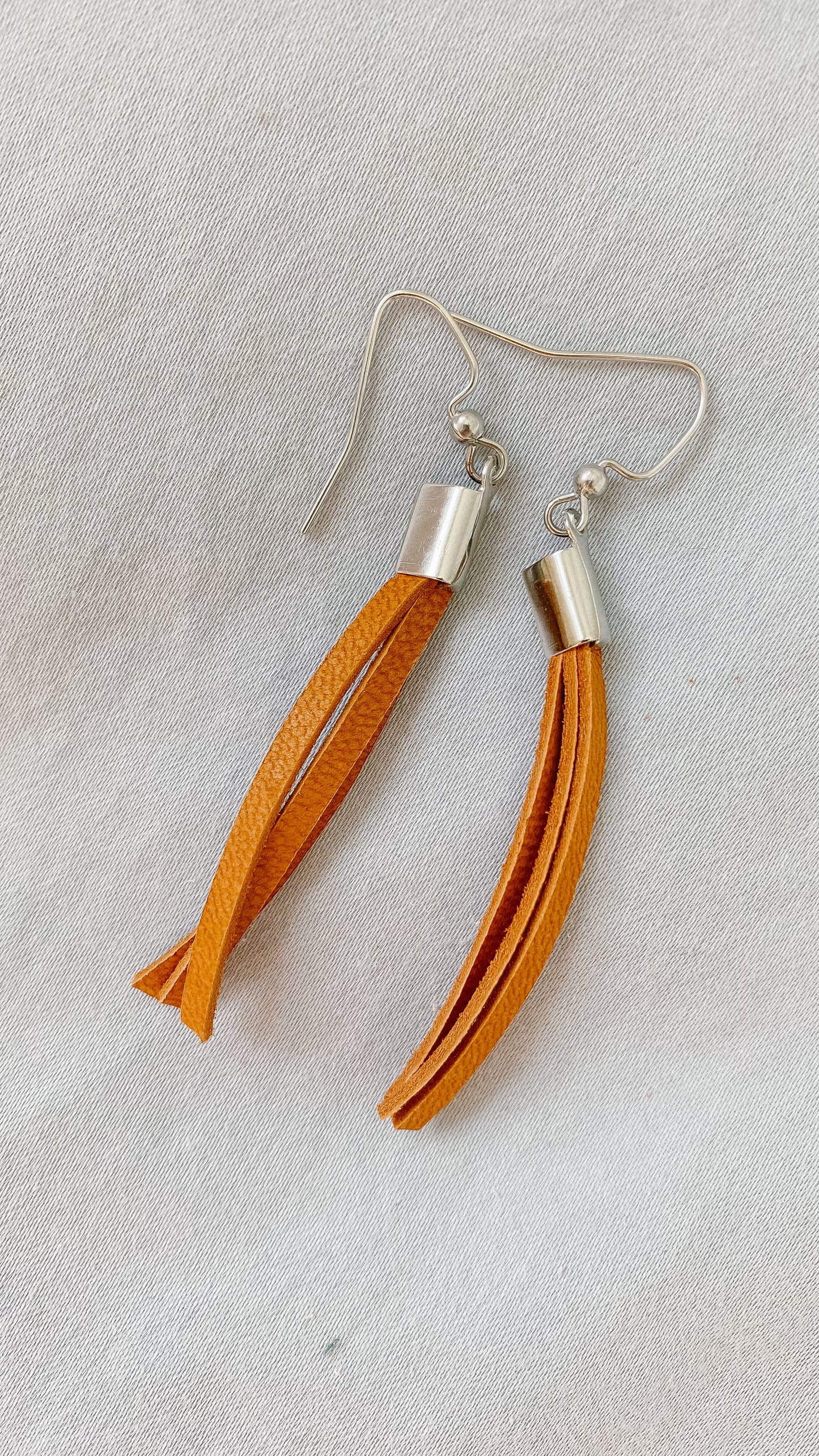 Mini Brown Leather Dangle