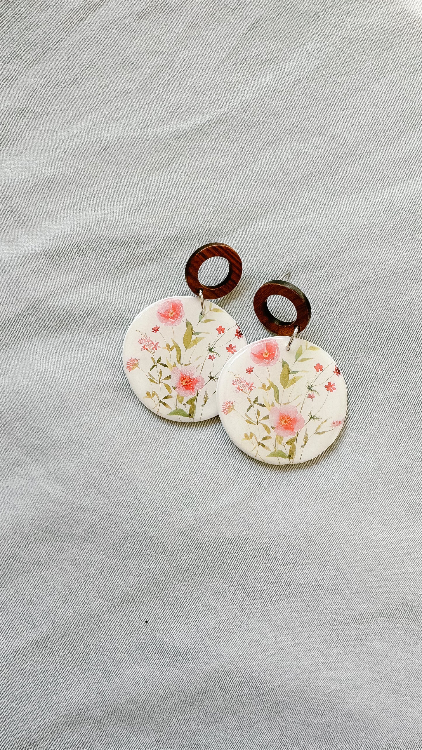 Spring Flower Hoops