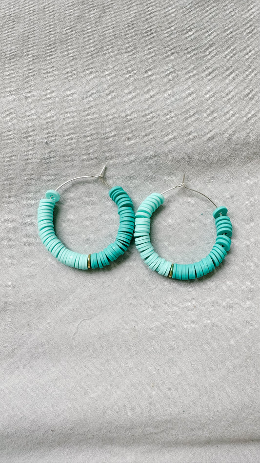 Half Teal Soft Hoop