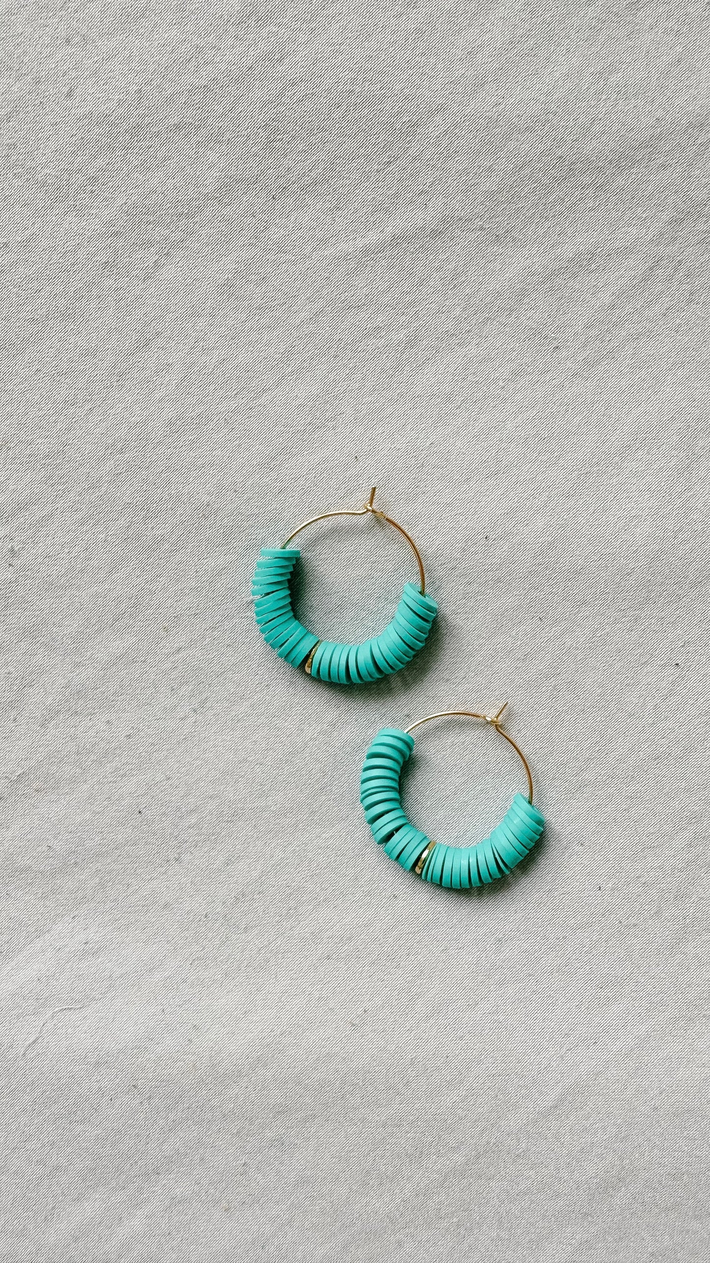 Half Turquoise Soft Hoop